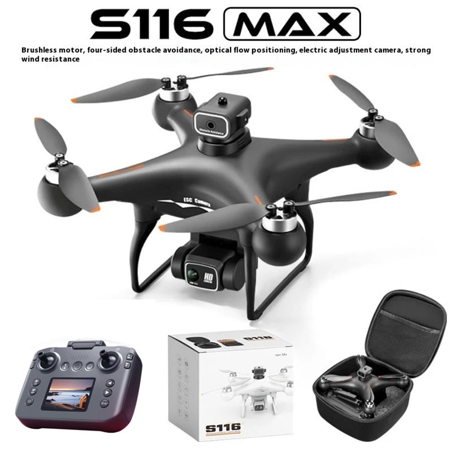 4&period;3-inch screen remote-controlled drone&comma;HD camera&comma;brushless FPV&comma;2 batteries