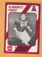 Charles Eckerly Alabama Crimson Tide 1989 Card #332 Oak Park Illinois