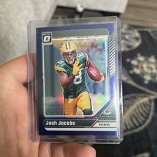 2024 Panini Donruss Optic JOSH JACOBS blue /199  #70 Packers