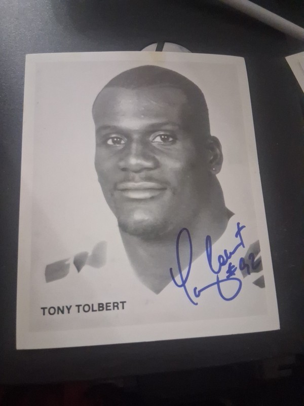 Tony Tolbert Autographed Photo