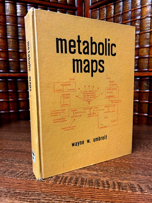 Metabolic Maps by Wayne W Umbreit, 1952 Burgess Printing in Hardcover