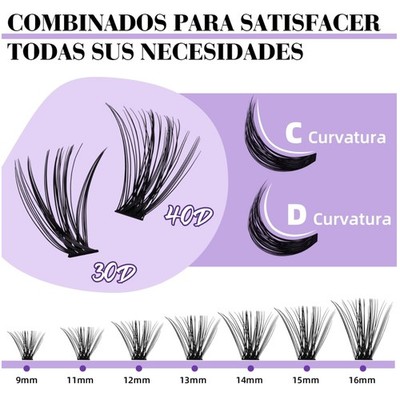 Sensitive-Eye Friendly Lash Clusters - Latex-Free