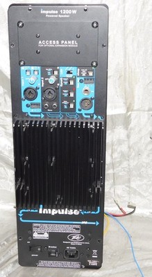 Peavey Impulse 12d 1200w Ribbon Active Speaker SPARE PLATE AMPLIFIER ASSEMBLY