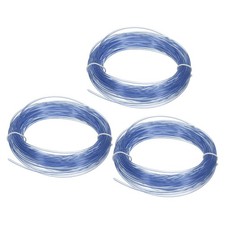 3D Pen Filament - 3 Pcs 1.75mm Total Length 98.4 Feet Transparent Blue PLA