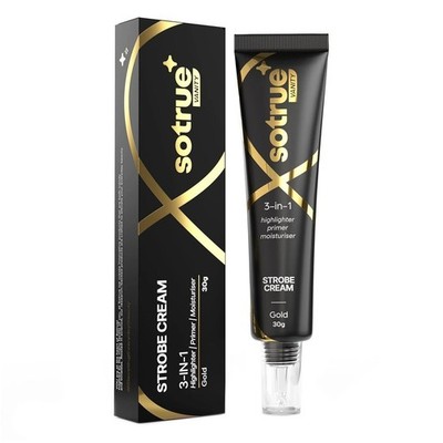 Sotrue Strobe Cream Gold Face Radiance Boosts Hydratation All Skin Types 30g