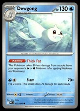 Dewgong 022/094 Common Phantasmal Flames Pokemon Near Mint