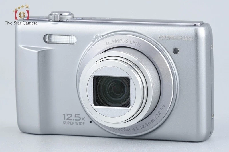 Olympus Stylus VR-370 Silver 16.0 MP Digital Camera w/ Box [Very Good] - Image 2 of 4