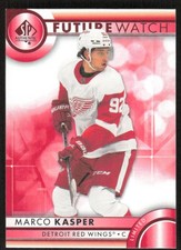 2023-24 UD SP Authentic Marco Kasper 105 Future Watch Limited Red RC