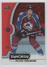 2018-19 Upper Deck Synergy Legends Red Peter Forsberg #38 HOF 4p5