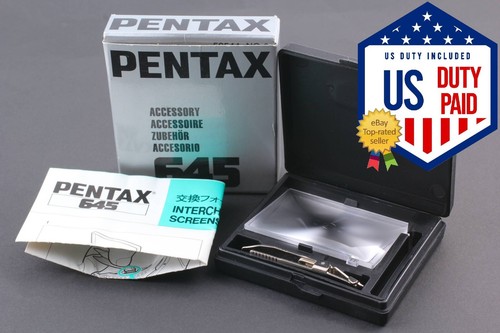 Pentax 645 Focusing Screen verre de visée UA-21 matte field and microprism spot