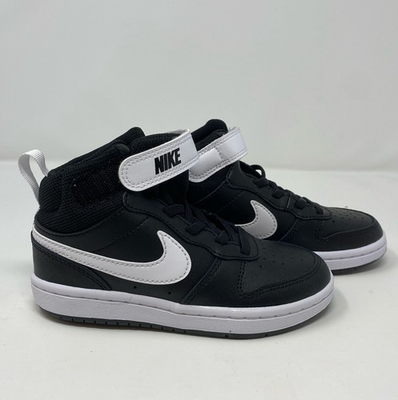 #ad #ad Nike Court Borough Mid 2 PSV Little Kids Black White Shoes Size 11C CD7783 0 $49.29