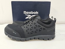 Reebok Sublite Cushion Work Sneakers Men's Shoes US 12M Black Alloy Toe RB4070