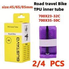 Gravel Road Bike Inner Tube TPU 700cx35/50c 700x23-32C Valve 45/65/85MM USA