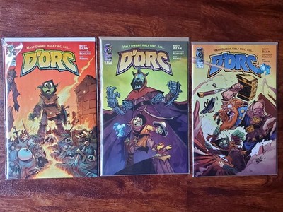 D'orc 1-3 FIRST 1st print 1 2 3 Bret Bean DORC comic SHIPS NOW Image Comics