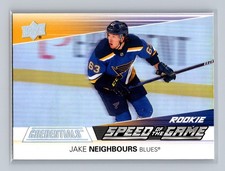 2021-22 Upper Deck Credentials - Speed of the Game Rookies Jake Neighbours (RC)