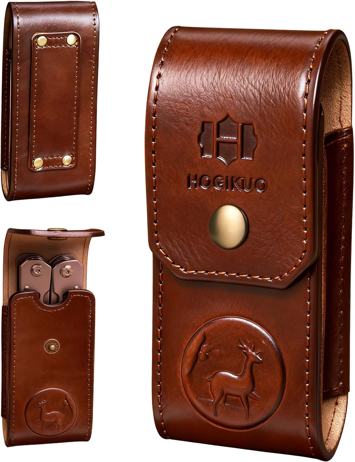 Leather Multitool Sheath，Multi Tool Holster for Leatherman