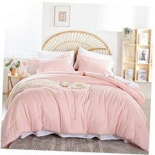 Comforter Set Comforter Set 7 Pieces Comforters Size Bedding Queen Blush Pink
