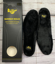 Dr Martens Womens 9 Mens 8 Warmwair Insoles Black Insulation Warmth
