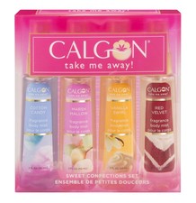 Calgon Take Me Away Sweet Confections 4 Pc fragrance Body Mist Gift Set