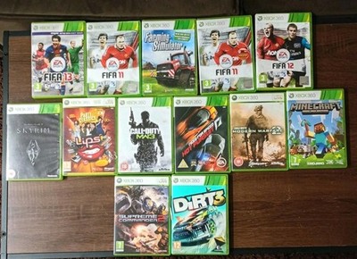 11x Xbox 360 Spiele Konvolut Restposten *stark KRATZER - BESCHREIBUNG LESEN 