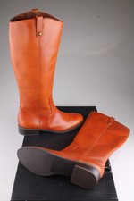 INC International Concepts Women's Cognac Fawne Leather Boots Size 10 M NIB