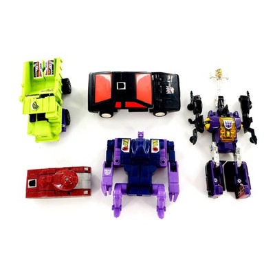 Vintage Transformers Lot Of 5 Broken Parts/Repair As-Is Missing Parts Incomplete