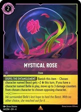 Cold Foil MYSTICAL ROSE 1x Rare Disney Lorcana NM