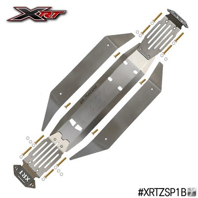 GPM Stainless Steel Chassis Protection Plate Set For TRAXXAS 1/6