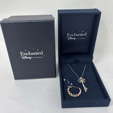 Enchanted Disney Fine Jewelry Ring With Key Necklace