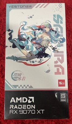 Yeston Sakura Atlantis Radeon RX 9070 XT 16G GDDR6  GPU Sealed