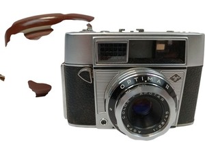 Agfa Optima II Camera Apotar Lens 35mm Film Vintage with Case