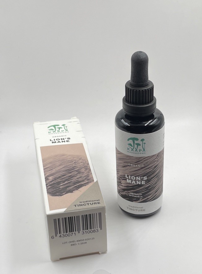 Kaapa Mushrooms Lion's Mane Mushroom Organic Extract Tincture - 50ml WP