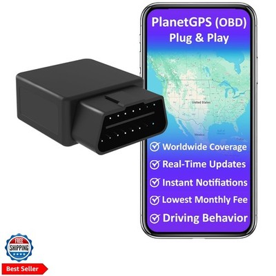 OBD - Real-Time OBDII GPS Tracker for Vehicles with Diagnostics for Cars Truc...