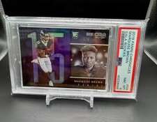 2019 Gala MARQUISE BROWN #9 RC SSP 8/8 Monster Rare Rarest Base Rookie PSA 8