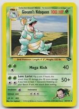 GIOVANNI'S NIDOQUEEN 23/132 RARE GYM CHALLENGE POKEMON UNLIMITED MP on eBay