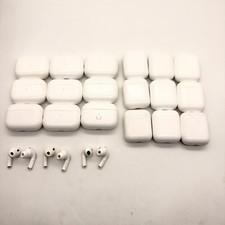 Apple AirPods Charging Cases  Earbuds Parts Repair Mixed Lot 24 Pieces READ 