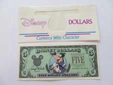 Disney 5 Dollar 1997 Goofy uncirculated + Couvert A00614180A 25th