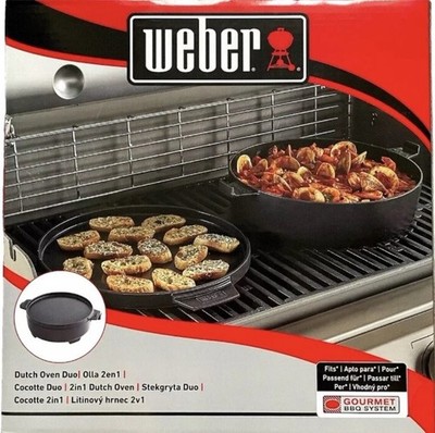 Weber Grillrost/Platte CRAFTED 2in1 Dutch Oven - Gourmet BBQ 8857