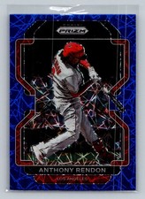 2022 Panini Prizm #105 Anthony Rendon Blue Velocity Prizm