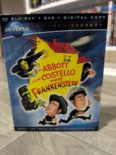 Abbott And Costello Meet Frankenstein (1948, Blu-ray/DVD) With Slipcover!