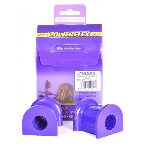 Powerflex 2X PU Stabilisator Lager VA Buchsen 23Mm FüR VW T5 T6 | PFF85-1303-23-image