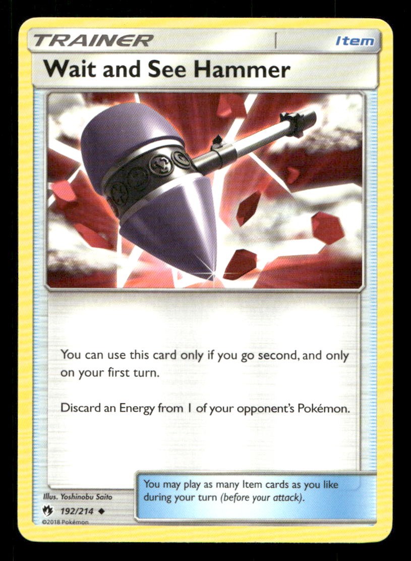Wait and See Hammer 192/214 Lost Thunder NM/M Pokemon