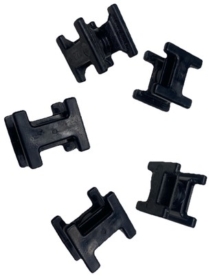 #ad #ad Dual Swivel Saddle Spacer for T50 T250 Bun. Dia .25 3in PA66HS POM Black Qty 5 $9.99
