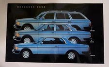 1984 Mercedes Benz 300TD 300D 300CD  (W123) Sales Brochure Catalog USA w/ Specs!