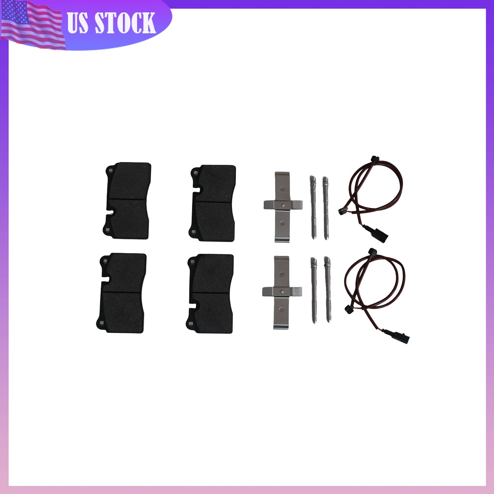 Rear brake pad kit with sensor and spring 7000343 for Ferrari California T