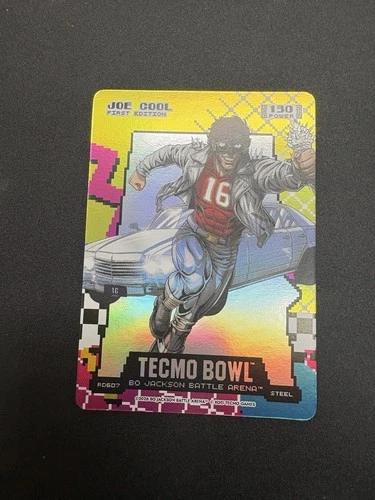 2026 Bo Jackson Battle Arena Tecmo Bowl Joe Cool (Joe Montana) Debut 80s Rad SSP