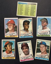 1976 Topps Traded Complete 44 Card Baseball Set EXNM-NM Randolph Jenkins Kaat