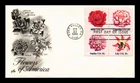 DR JIM STAMPS US COVER FLOWERS FIRST DAY ISSUE SETENANT ARTCRAFT