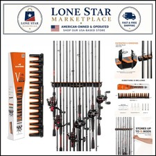 Innovative Vertical Fishing Rod Rack: Heat Rust Resistant - Wall Mount Design