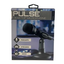 Pulse Desktop Microphone For Podcast Streaming Music 3ft Cable